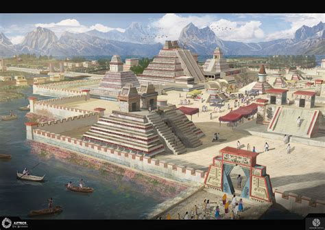 what did tenochtitlan look like.